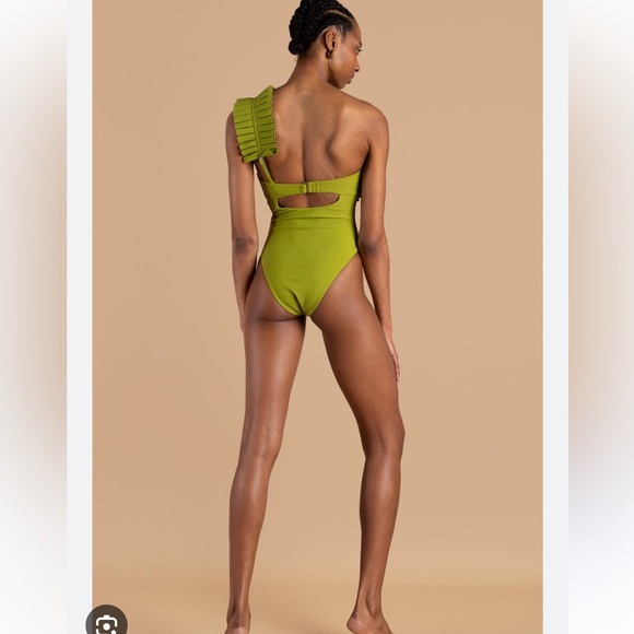 Andrea iyamah nisi bodysuit in olive - Picture 3 of 12